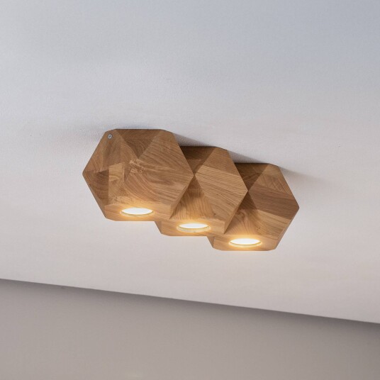 Envostar Peach Puff taklampe polyeder tre 3 lysk