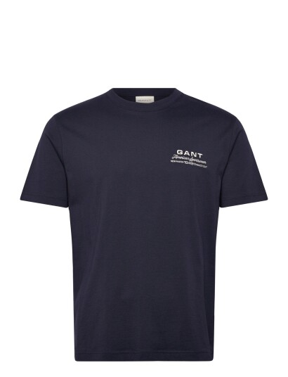 GANT Small Graphic Ss Tshirt Navy M