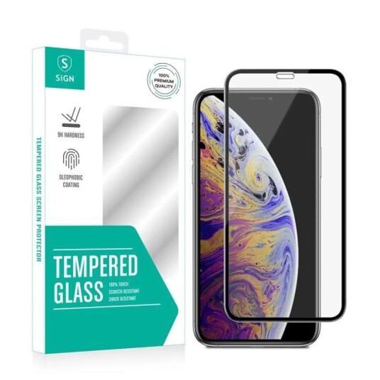 SiGN Skjermbeskyttelse i Herdet Glass for iPhone 11 Pro-X-XS