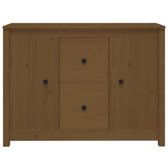 vidaXL Skjenk honningbrun 100x35x74 cm heltre furu