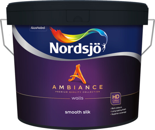 NORDSJØ AMBIANCE SMOOTH SILK VEGGMALING BC 9,3L