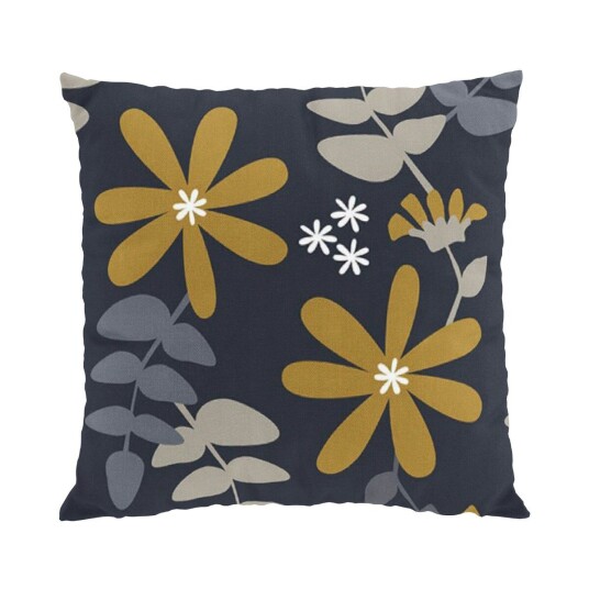 Arvidssons Textil Under solen putetrekk 47x47 cm Mørkegrå