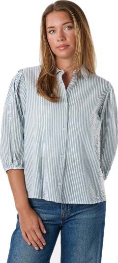 Seaside Marina Seersucker Blouse W
