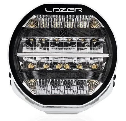 Lazer Sentinel 9 Midnight LED fjernlys. hvit. 9520 Lumen. Med posisjonslys.