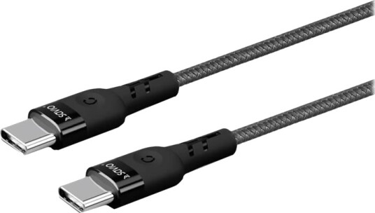 Savio Cl-151 Usb-Kabel Usb-C Hann Til Usb-C Hann Usb 2.0 20 V 3 A 2 M Usb Power Delivery 60W Svart