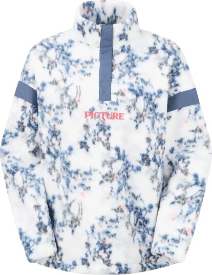 PICTURE ORGANIC CLOTHING Velora Printed 1/4 Fleece SCHRUBBY PRINT XS