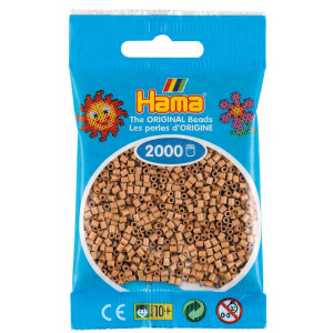 Hama Mini Perler 501-75 Tan 2000 stk Hama Mini Perler 501-75 Tan 2000 stk