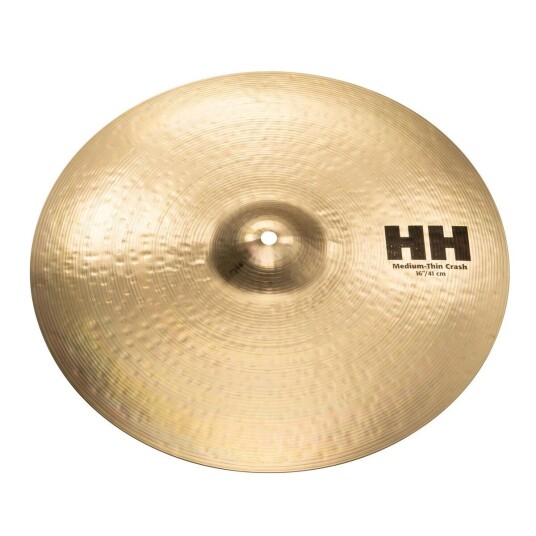 Sabian HH 16 Medium Thin Crash Cymbal Brilliant Finish