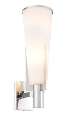 Dino vegglampe nikkel