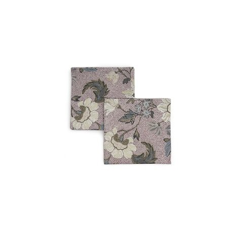 Serviett 2-pakning 45 x 45 cm Lin Blomstrete Rosa Serviett 2-pakning 45 x 45 cm Lin Blomstrete Rosa