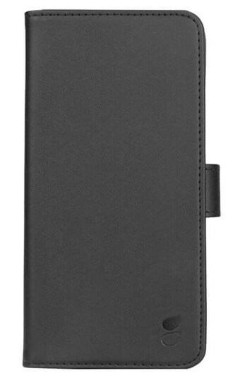 GEAR Skinn Lommebokdeksel for Samsung Galaxy A22 5G - Svart med Kortlommer