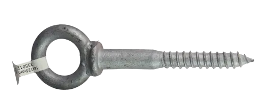 CAL Øyebolt fast m/ tregjenger   Galvanisert stål   16x125 mm