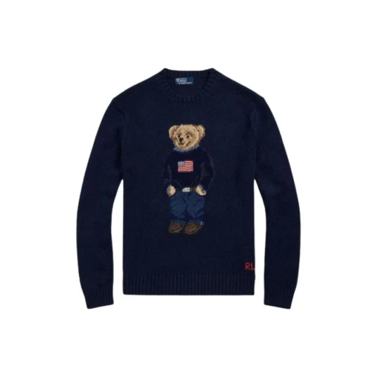 Ralph Lauren Polo Ralph Lauren Dame Strikkevarer Blå XL
