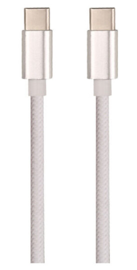 J&EL Ladekabel USB-C til USB-C 1m hvit - 93108 J&EL Ladekabel USB-C til USB-C 1m hvit - 93108