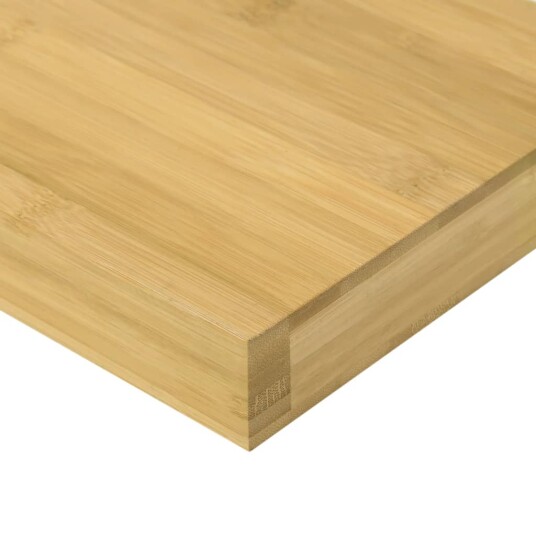 vidaXL Vegghylle 80x20x4 cm bambus