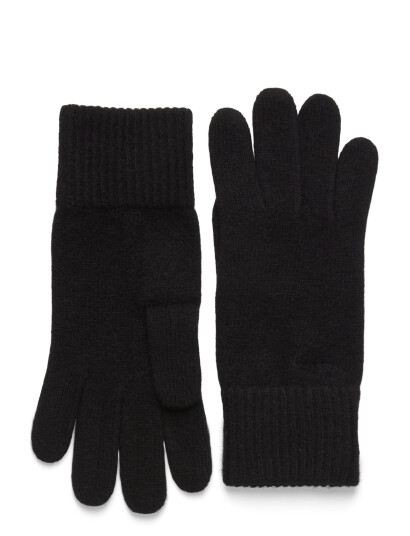 Hestra Ladies" Cashmere Glove 2½ Bt Camel - Black - ONE SIZE