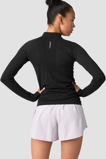ICANIWILL Define Seamless 1/4 Zip W Black XS ICANIWILL Define Seamless 1/4 Zip W Black XS