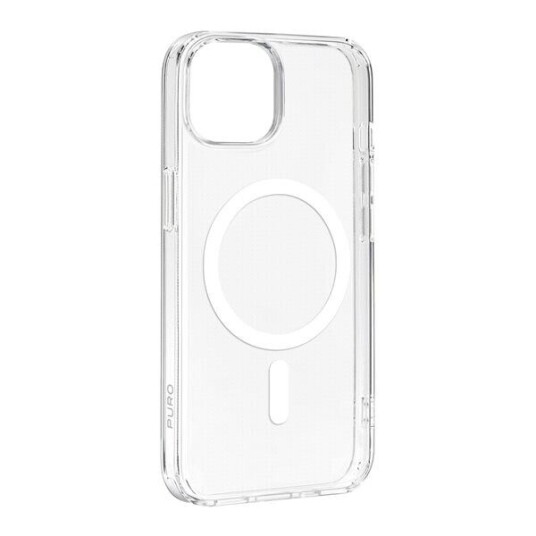 Puro Lite Mag TPU Deksler for iPhone 15 - MagSafe Kompatibel - Transparent