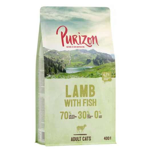 Purizon Adult Lam & Fisk - kornfri - 400 g Purizon Adult Lam & Fisk - kornfri - 400 g