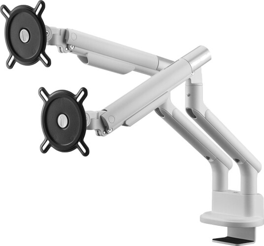 One For All DM7220 Bordfeste med Klemme for 2 Skjermer opptil 35" Hvit