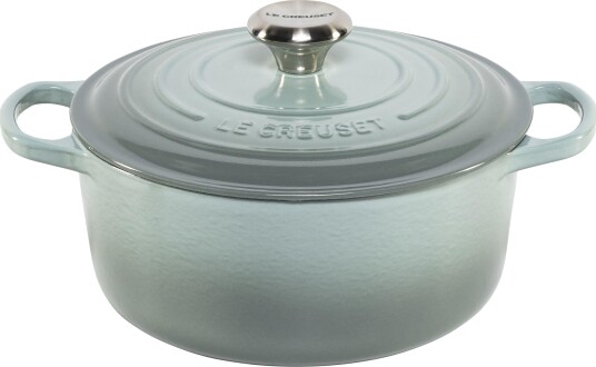 Le Creuset Signature Rund Gryte 4,5L   Sea Salt