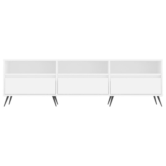 vidaXL TV-benk hvit 150x30x44,5 cm konstruert tre 8720845874797 vidaXL TV-benk hvit 150x30x44,5 cm konstruert tre 8720845874797