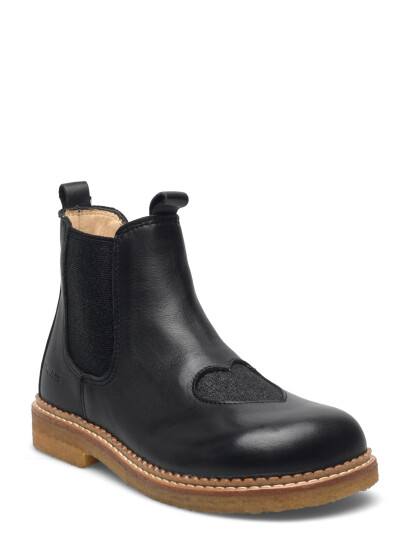 ANGULUS Booties - Flat - With Elastic - Black - 27