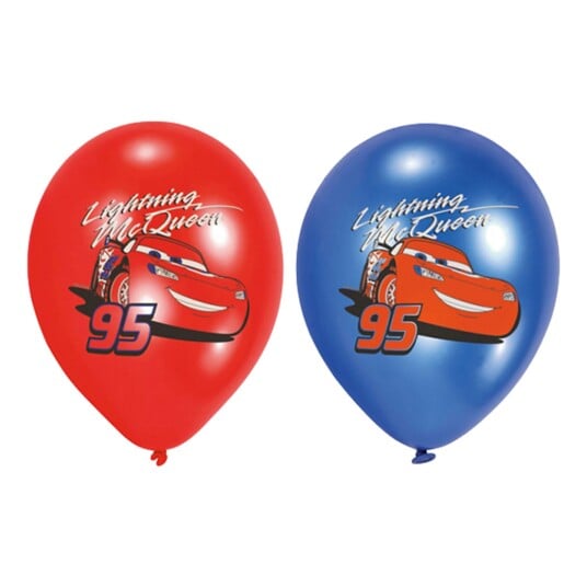 Amscan International Ballonger Biler/Cars - 6-pakning