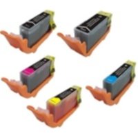 Nordicink Paket med 5 st kompatibla Blekkpatroner. PBK/BK/C/M/Y PD293