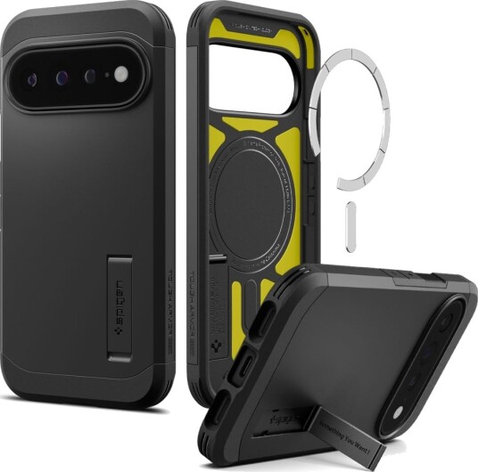 Spigen Tough Armor MagSafe Mobildeksel for Google Pixel 11 Pro XL - Svart