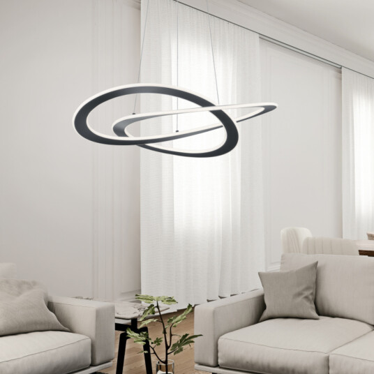 Trio Lighting Oakland takpendel - Antrasitt Trio Lighting Oakland takpendel - Antrasitt