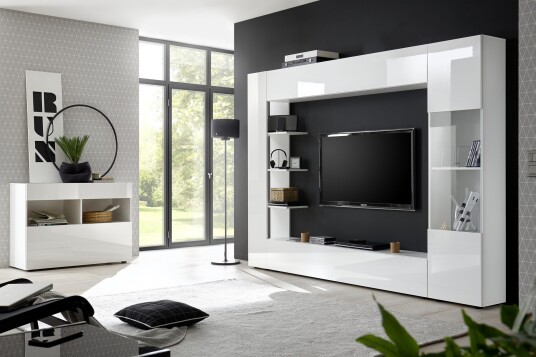 Kommode Selvena 111 cm Hvit