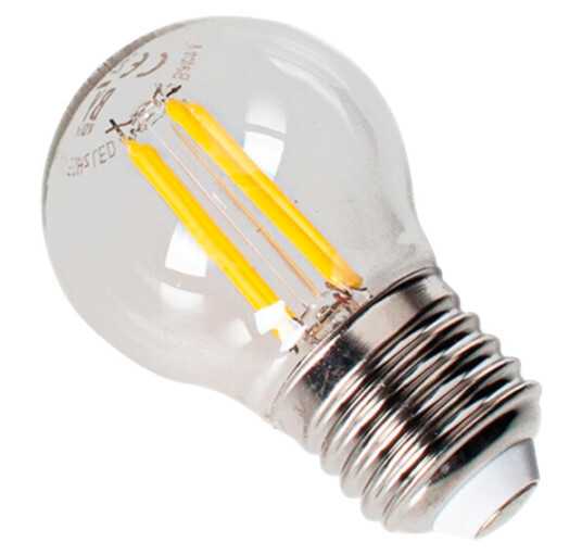 Jotex LED filament dekorpære dimbar E27 klart glass Klar 1719860-04-36 1665027-01-0
