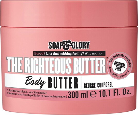 Soap & Glory The Righteous Butter Body for Hydration and Softer Skin 300 ml Lotion