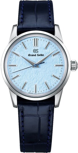 Grand Seiko Dameklokke SBGX353G Elegance Collection Blå/Lær Ø34 mm