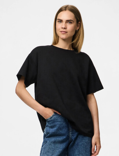 Pieces Pcskylar Ss Oversized Tee Jrs Noos Black XXL Pieces Pcskylar Ss Oversized Tee Jrs Noos Black XXL