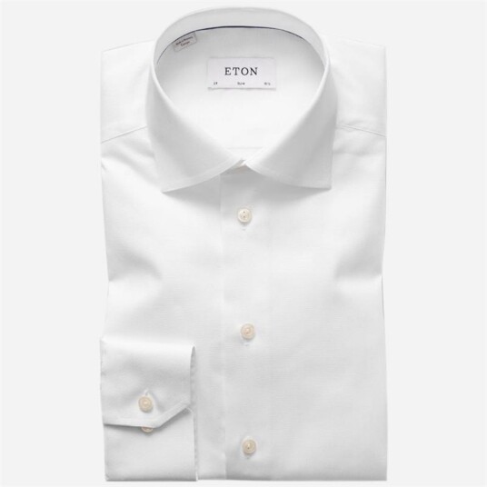 Eton Slim Fit Shirt Em - White Eton Slim Fit Shirt Em - White