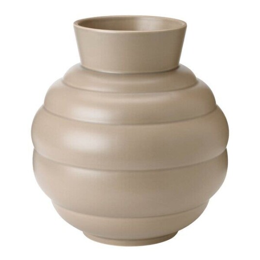Knabstrup Keramik - Tortus Archie vase No3 26,5 cm dark sand Knabstrup Keramik - Tortus Archie vase No3 26,5 cm dark sand