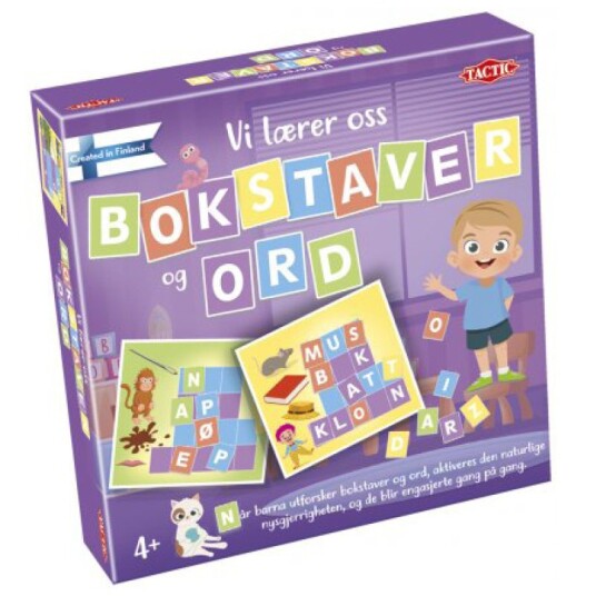 Tactic Lærespill Bokstaver og Ord for Barn fra 4 år
