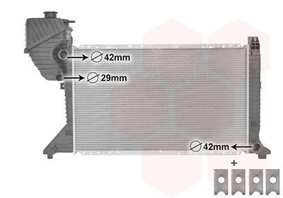 Radiator VAN WEZEL 30002300