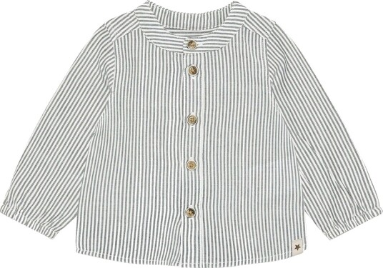 Huttelihut Shirt Ls Yd Stripe Navy 80