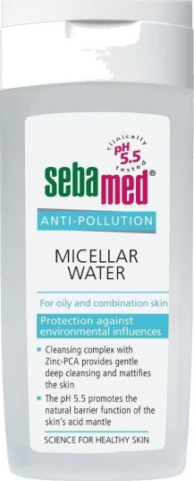 Sebamed Anti-Forurensende Micellært Vann For Fet Og Kombinasjonshud 200 Ml Sebamed Anti-Forurensende Micellært Vann For Fet Og Kombinasjonshud 200 Ml