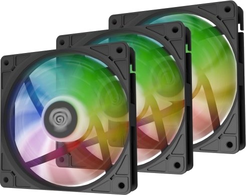 Genesis Oxal 120 Argb Vifte 12cm Sort