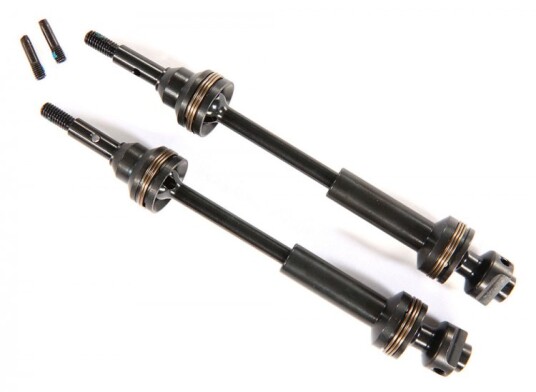 Traxxas 9051X Driveshafts Front CV Steel Complete 2