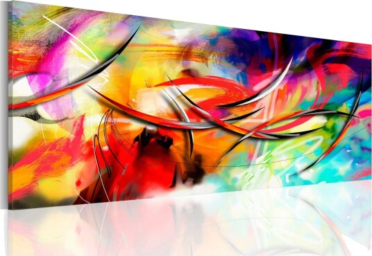 Bilde Dance Of The Rainbow 150x50 Artgeist sp. z o. o.