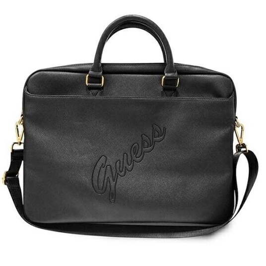Guess Saffiano 15" Laptopveske Svart Gucb15pusasbk