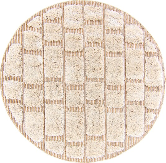 Runde tepper Lousa beige Størrelse: Ø 160 cm Runde tepper Lousa beige Størrelse: Ø 160 cm