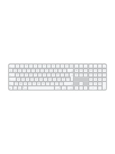 Apple Magic Keyboard With Touch Id And Numeric Keypad - Tastatur - Usb-C - Trådløs - Bluetooth - Azerty - Fransk - Hvite Taster