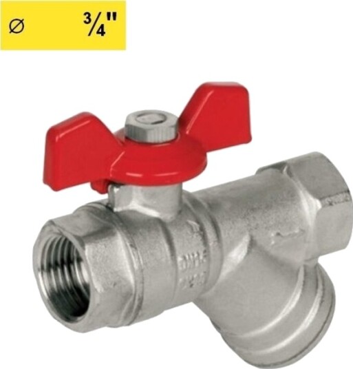 Arco Kuleventil Med Filter 3/4Gw Gw Sommerfugl Sena Va30 Arco Kuleventil Med Filter 3/4Gw Gw Sommerfugl Sena Va30