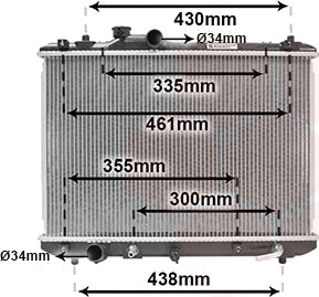 VAN WEZEL 52002098 Radiator motorkjøling